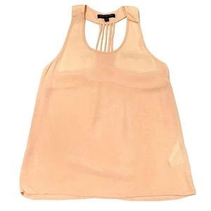 Banana Republic Peach Tank Top Size XS Racerback Pastel Orange Pink Coral Summer